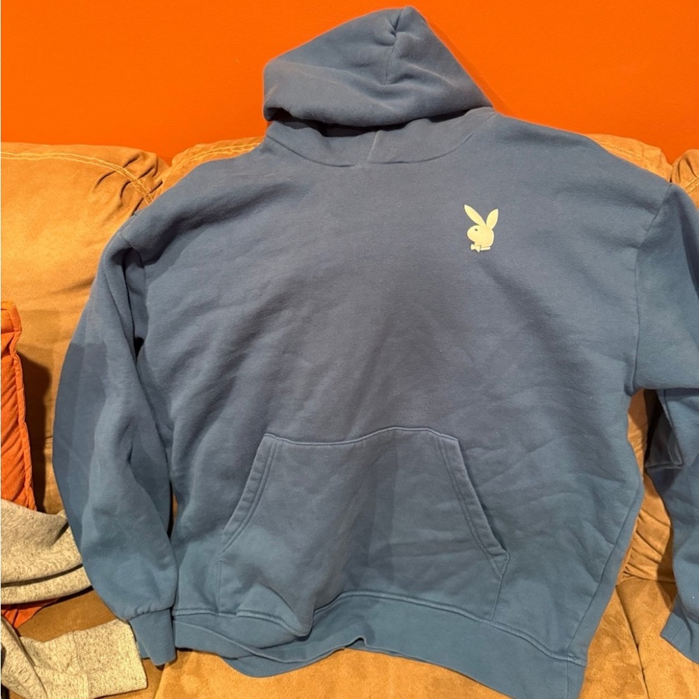Blue Playboy Men’s hoodie